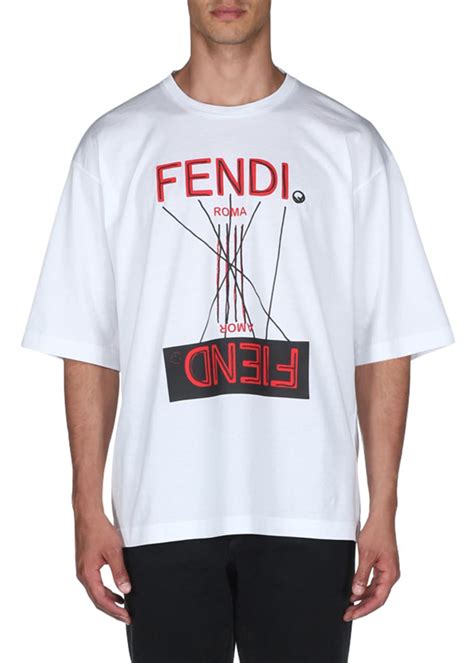 fendi black eyes shirt|fendi fiend t shirt.